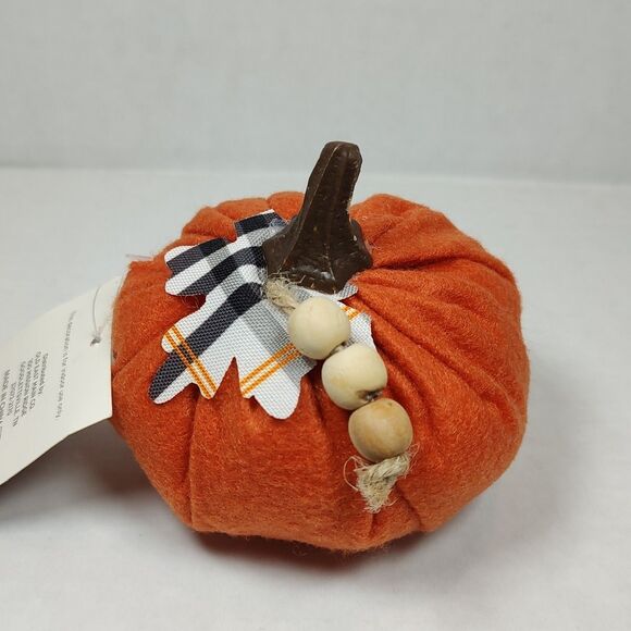 Lot of 8 Fabric Pumpkin Home Decor Thanksgiving Halloween Autumn Fall Seasonal - Picture 11 of 14